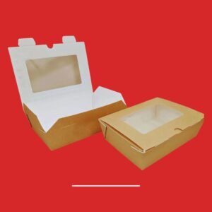 Custom Corrugated Burger Boxes with Window